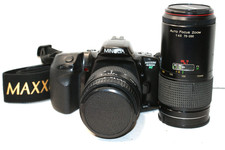Minolta Maxxum 430 si RZ AF SLR With 2 Lenses