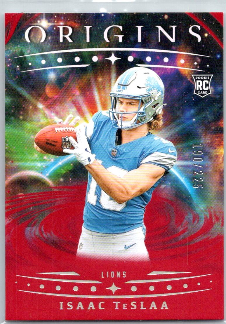 2025 Panini Origins #118 Isaac TeSlaa Red #/225