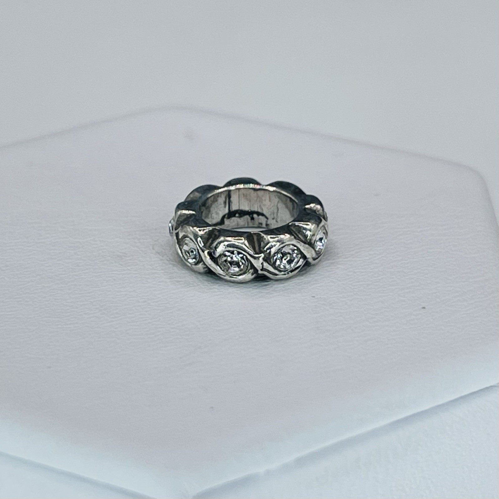 Brighton Infinity Silver Crystal Thin Slide Space… - image 4