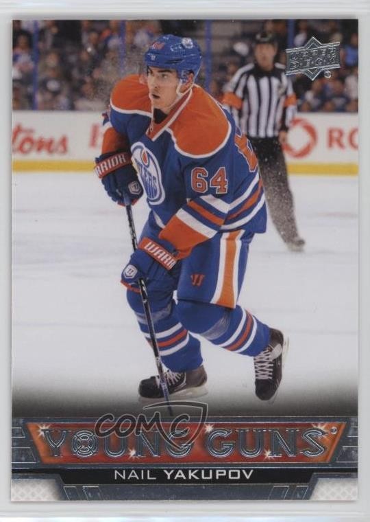 2013-14 Upper Deck Young Guns Nail Yakupov #241 1k0r