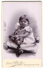 Photograph Emil Bottle Barmen Heckinghauser-str. 19 Portrait Little Girl