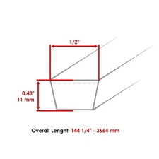 Deck Drive Belt For John Deere GX10063 M150960 M151649 265688