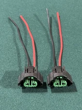 2015-2022 Ford F-150 Front Bumper Fog Light Bulb Connectors Pair 2x