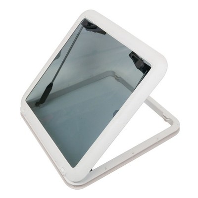 Grau getöntes Glas Öffnung Deck Luke 615 x 615 mm für Marine Boot Caravan