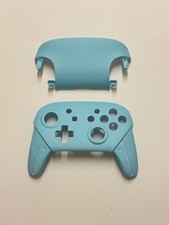 Heaven Blue Soft Touch Front Back Shell for Nintendo Switch Pro Controller