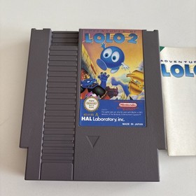 Adventures of Lolo 2 NES Nintendo Game + Original Manual PAL UKV Retro