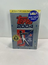 2004 Topps Series 1 Baseball Sealed Blaster Box 22 Packs - Molina