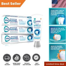 3-Pack Active Shield Whitening Toothpaste - Cool Mint 3.4 oz for Healthy Smiles