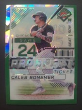 Caleb Bonemer  #94/99  GREEN CRACKED ICE  2024 Panini Prospect Edition White Sox