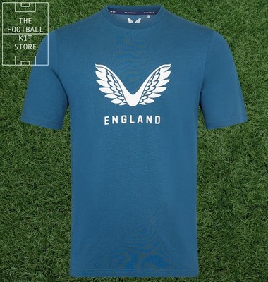 England Cricket T-Shirt Herren - Castore EZB Training Tee - Black Friday Sale
