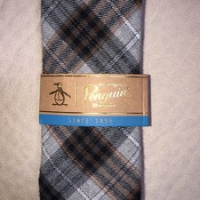 Penguin By Munsingwear Mens Skinny Tie Classic Tie Fashion Mod