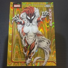 2026 Topps Chrome Marvel #155 Silence Gold Raywave Refractor /50
