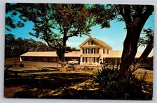 Vintage Eagle Wing Motel Cape Cod Massachusetts Postcard Route 6