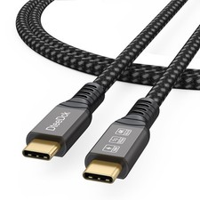 USB C Monitor Video Cable 3Ft 4K 144Hz 20Gbps 100W Fast Charging Cord