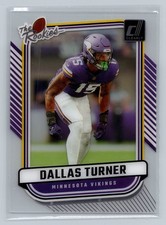 2024 Clearly Donruss Dallas Turner Clearly The Rookies #14