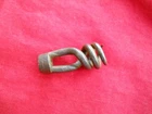 Vintage Original .69 cal. Civil War US musket Bullet worm wiper C.S.A.
