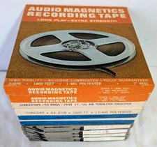 Reel To Reel Lot of 10 Used Recording Tape Mixed Brands