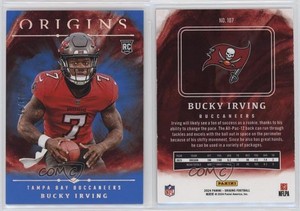 2024 Panini Origins Rookies Blue /99 Bucky Irving #107 Rookie RC