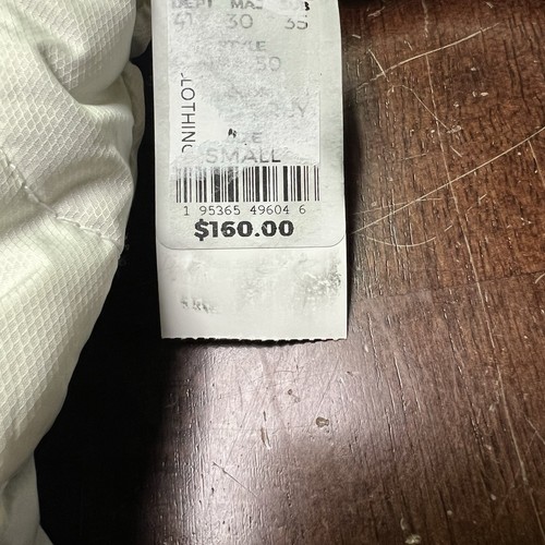NWT ZEROXPOSUR Women's Small Lightweight Cream Quilted Puffer Fleece Jacket $160 - Picture 6 of 8