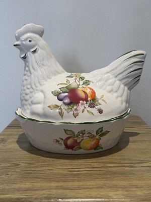 Vintage Keramik Nestchen Henne Eierhalter hergestellt von Johnson Brothers