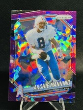 2025 Panini Prizm - Archie Manning #166 Purple Ice Prizm /225