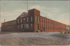 W.F.Taubel Mills Riverside New Jersey NJ 1908 Hosiery Mill Smokestack Postcard