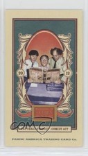 2013 Panini Golden Age Carolina Brights Mini Purple Back Moe Howard Shemp 19bk