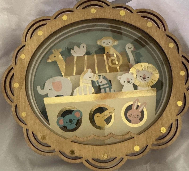 2024 Hallmark Christmas Ornament Noah's Ark with original box.