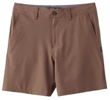 O'Neill Reserve Solid 17" Walk Shorts - Chocolate Heather - New