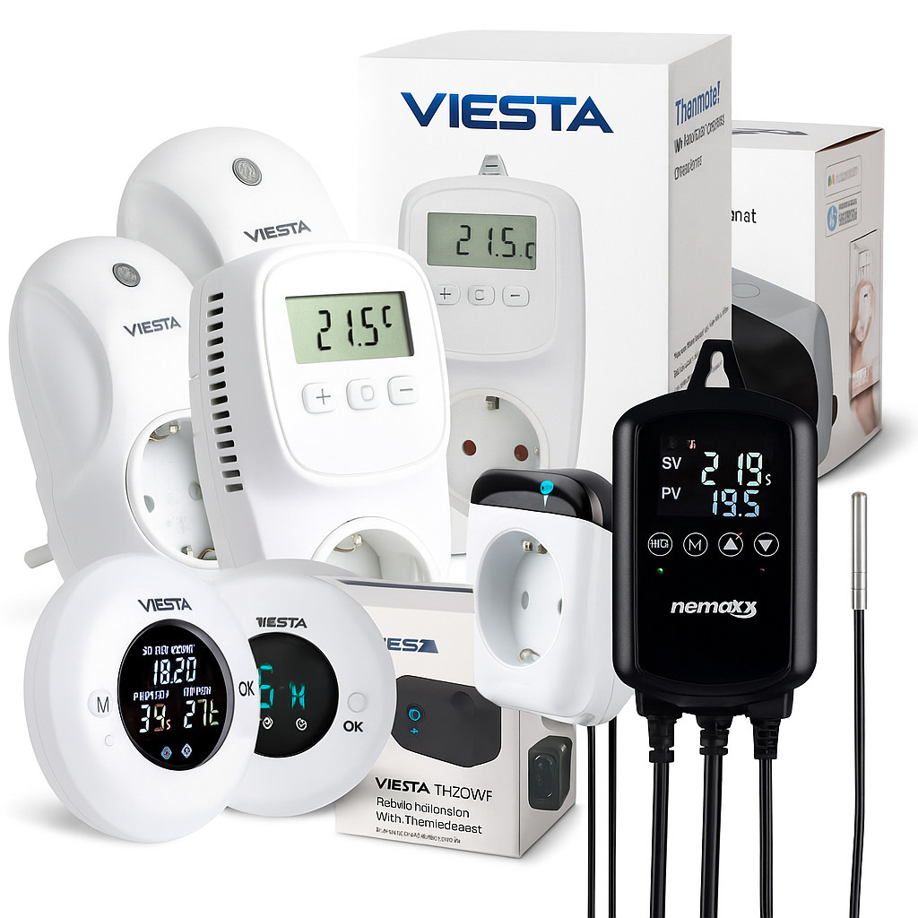 Termostato para calefacción por infrarrojos, paneles y eléctrica