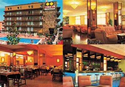 TOssA DE MAR Costa Brava Gerona ES Hotel-Continental Avda-Puerto-Rico Pool Bar R