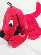 DAKIN 1990 Puppet CLIFFORD THE BIG RED DOG 9" Plush STUFFED ANIMAL Vtg Htf Gift