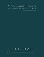 Moonlight Sonata, Piano Sonata No. 14, Op. 27, No. 2: piano sheet music, with fi