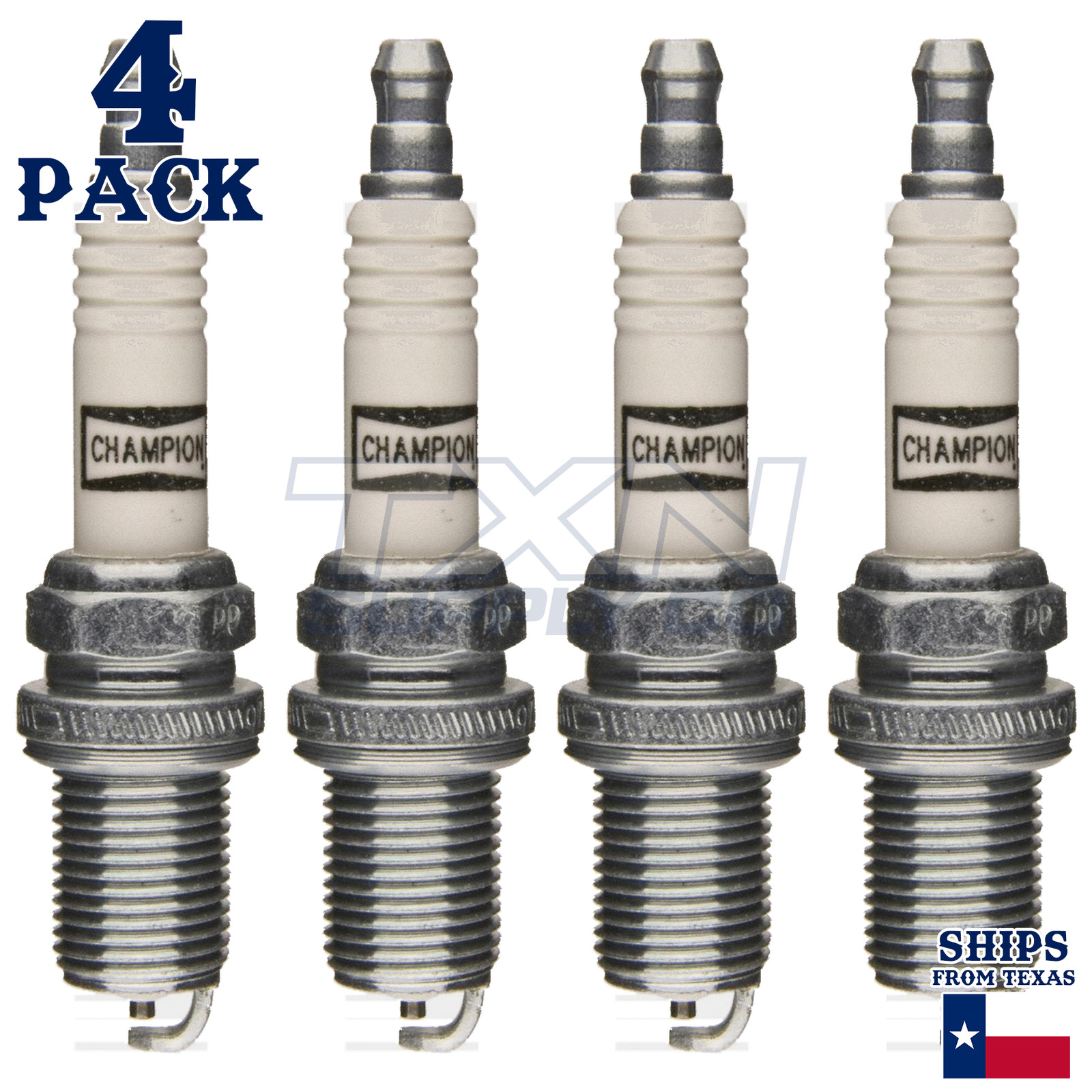 Champion 3071 Platinum Spark Plug RC12PYC - 4 Pack