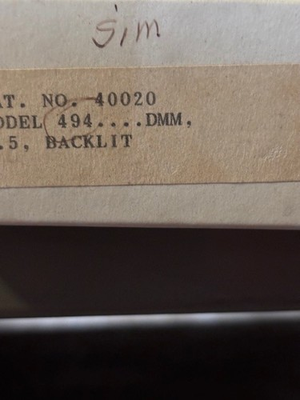 #ad #ad 40020 SIMPSON BACKLIT MODEL 494 NEW SURPLUS $74.98