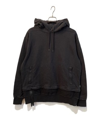 STONE ISLAND SHADOW PROJECT INVERT HOODIE with ZIP-OFF PANEL 711960206 XL Black