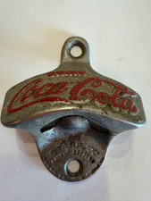 Antique Coca Cola mounted bottle opener