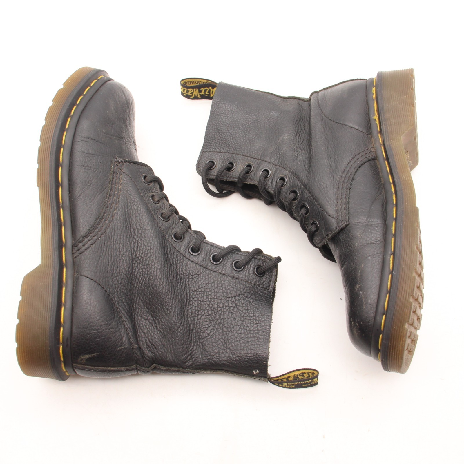 Doc Dr. Martens Pascal 8 Eye Combat Boots Women's US Size 7 Black Leather thumbnail 6