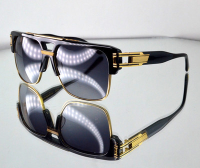 RARE Dita ''Grandmaster Four'' Sunglasses Black/18K Gold W/Case Titanium DRX2060