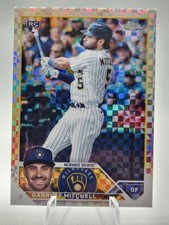 2023 Topps Chrome X-Fractor #110 Garrett Mitchell NM-MT RC Rookie Brewers