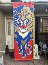 👀🔥🏆90’s Vintage FLORIDA PANTHERS Official Arena/Street Banner 🏆👀🔥