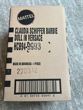 HCB94 Barbie Supermodel Claudia Schiffer Doll in Versace Gown -  Sealed Shipper