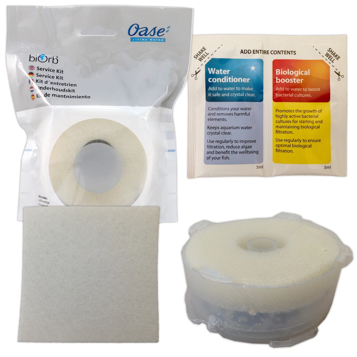BIORB FILTER SERVICE KIT AQUARIUM BABY BIUBE LIFE HALO FLOW OASE