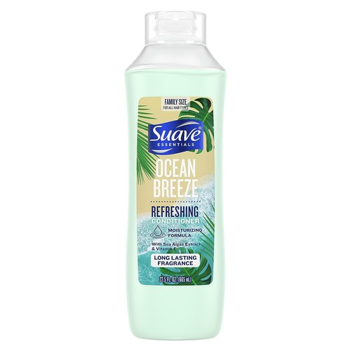 2PK Suave Essentials Refreshing Conditioner, Ocean Breeze 22.5Fl Oz 079400495921 - 第 1/2 張圖片