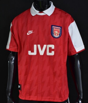 GUNNERS 1995-96 NIKE ARSENAL FC Home Football Shirt (SIZE L) | eBay UK