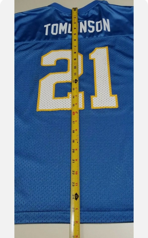 CHARGERS San Diego NFL FOOTBALL TOMLINSON 21 REEBOK PLAYERS JERSEY