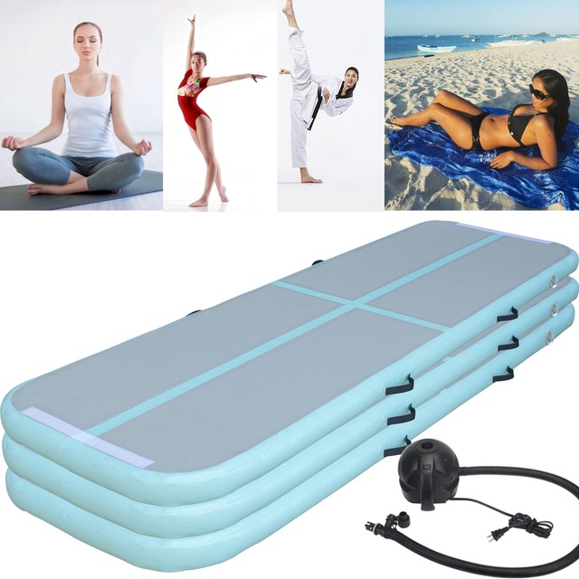 Everfit GoFun 4X1M Inflatable Air Track Mat with Pump Tumbling