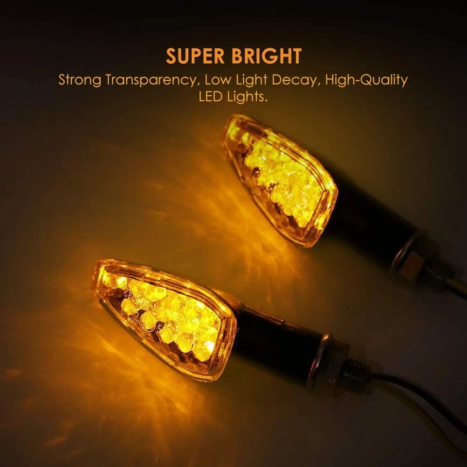 Mini indicador de luzes de seta LED para motocicleta Suzuki DRZ400 400SM DR650 - Imagem 4 de 4