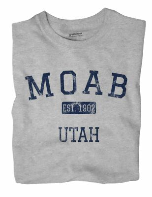 Moab Utah UT T-Shirt EST
