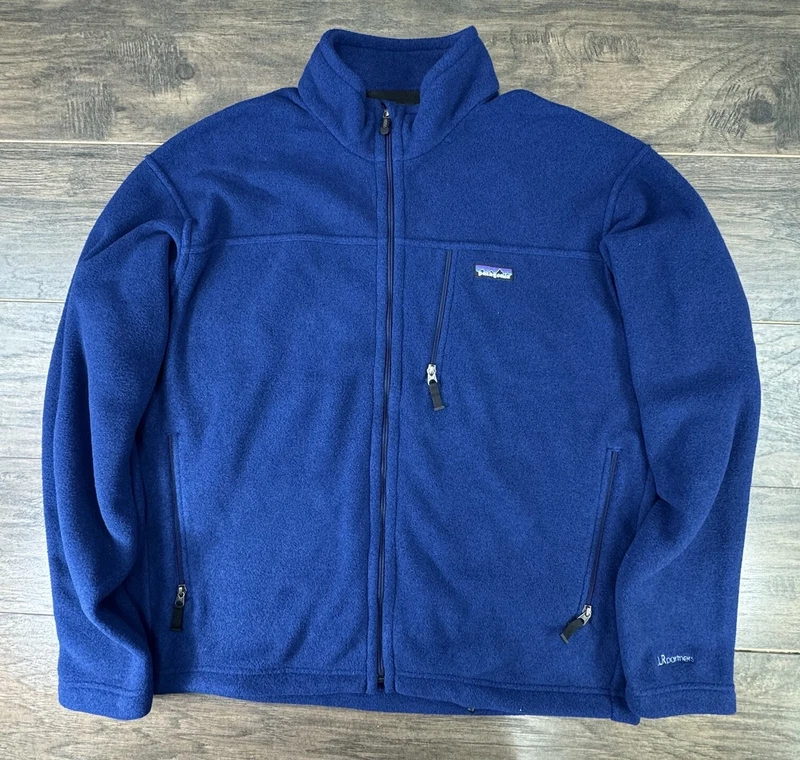 patagonia simple synchilla® full zip corporate logo jacket